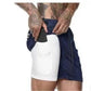 Men Double Layer Shorts