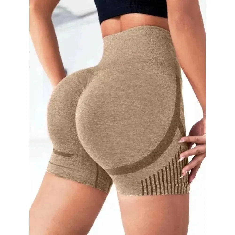 Women High Waist Yoga Shorts