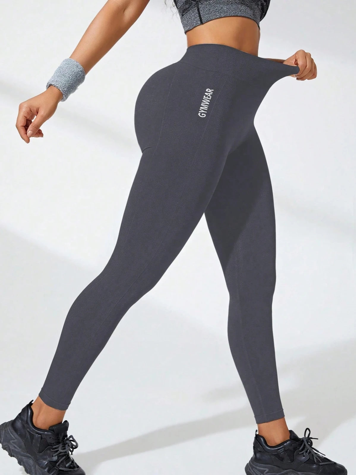 Women Letter Yoga Leggings
