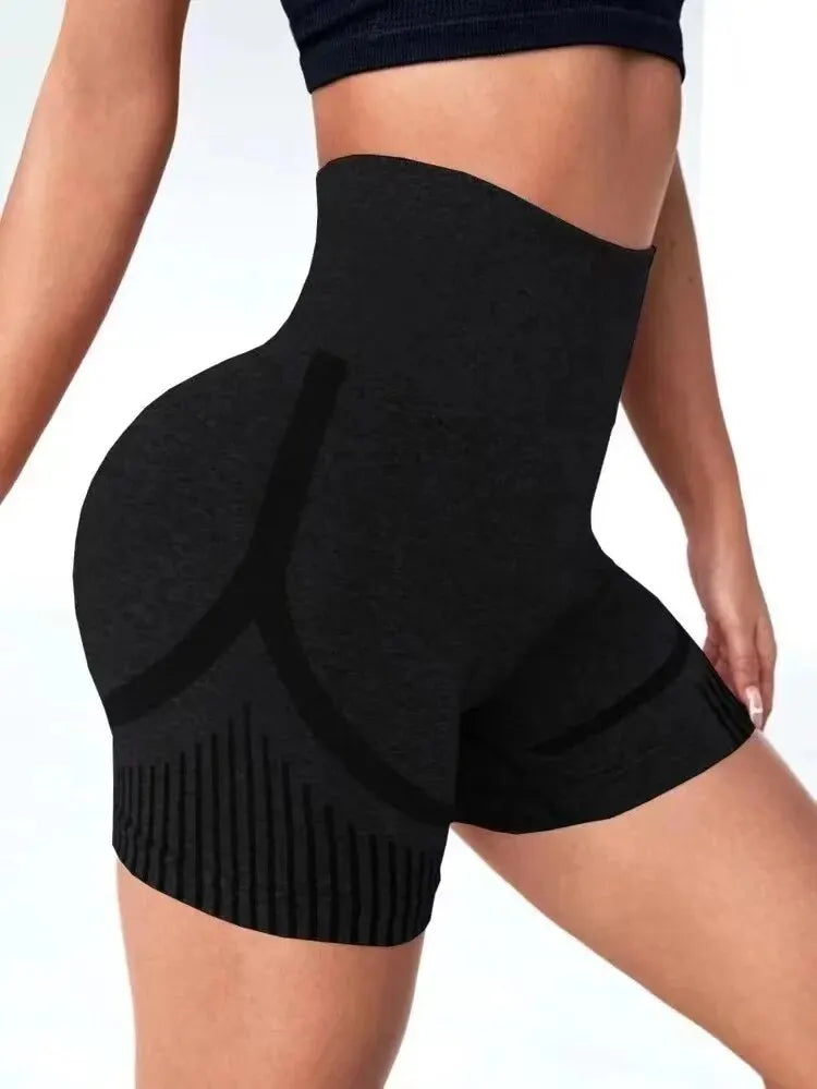 Women High Waist Yoga Shorts