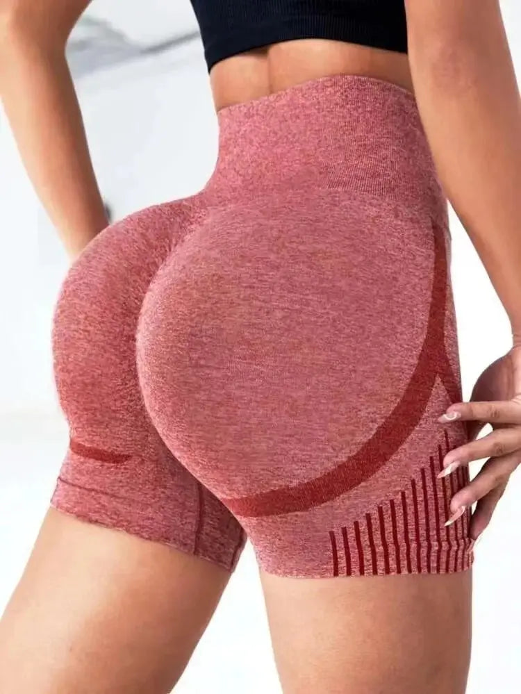 Women High Waist Yoga Shorts