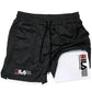 Men 2 In 1 Sport Shorts