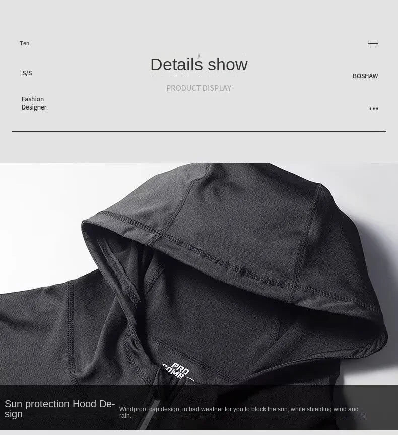 Men Winter Running Jacket
