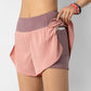 Women Double Layer Shorts