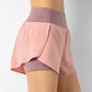 Women Double Layer Shorts