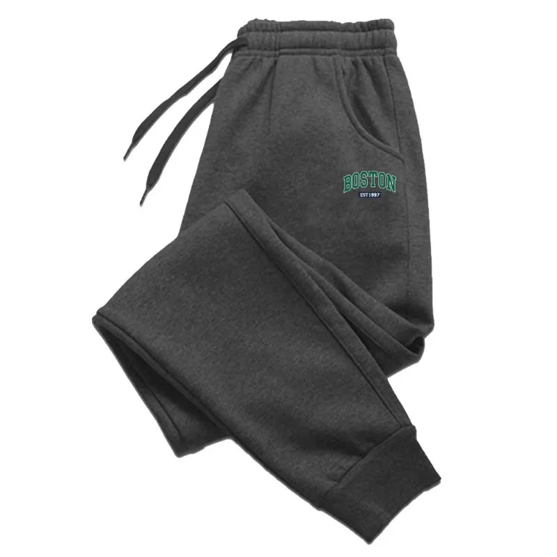Men Letter Print Joggers