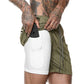 Men Double Layer Shorts