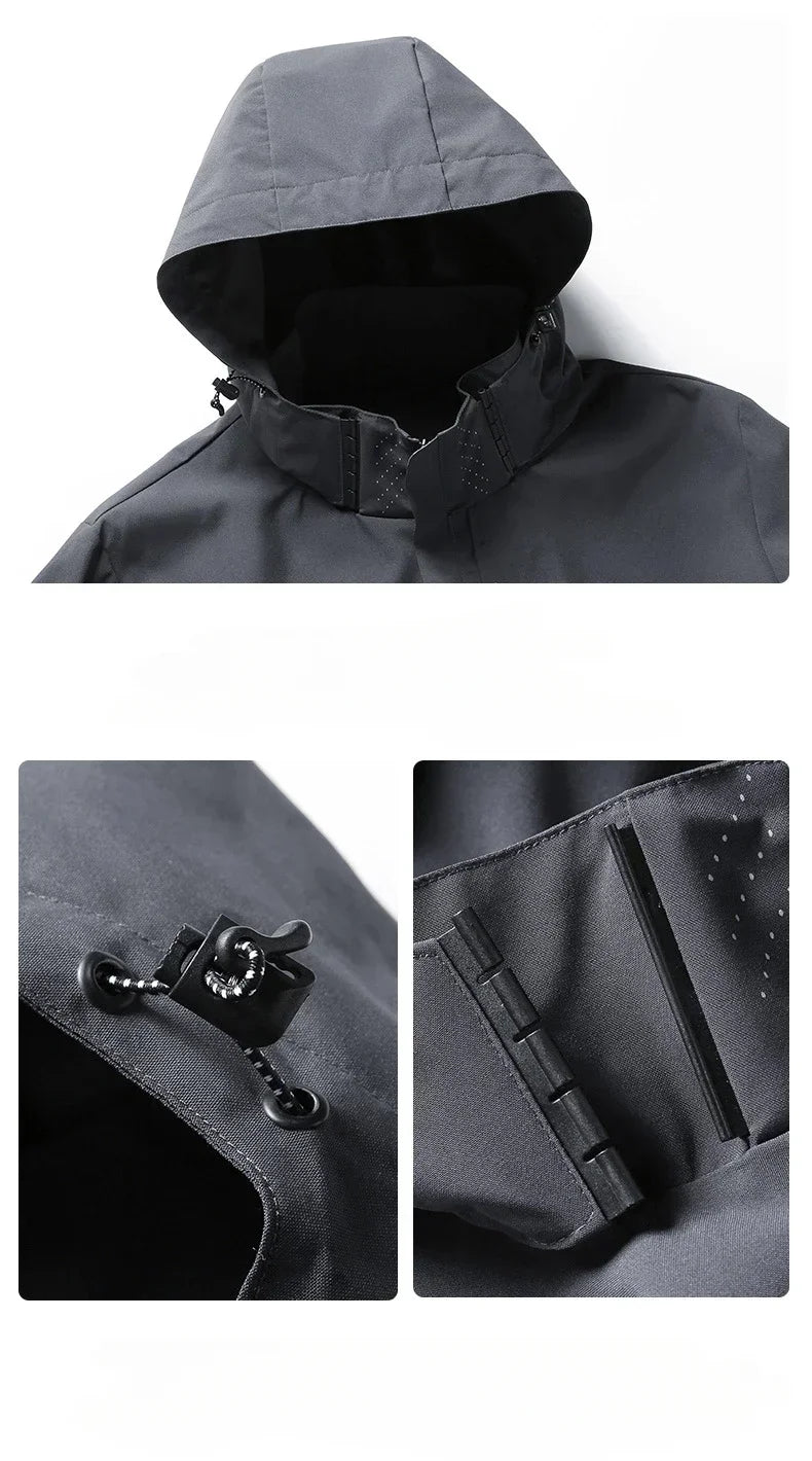 Men Waterproof Windbreaker