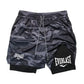 Men 2 In 1 Running Shorts