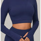 Women Long Sleeve Yoga Shirt