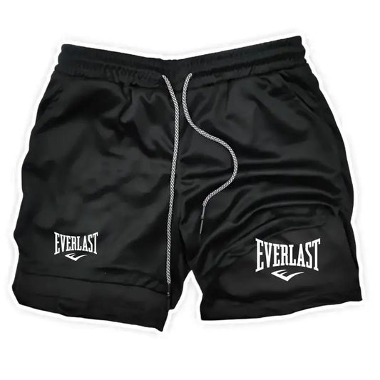 Men 2 In 1 Running Shorts