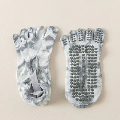 Women Five Toe Yoga Socks