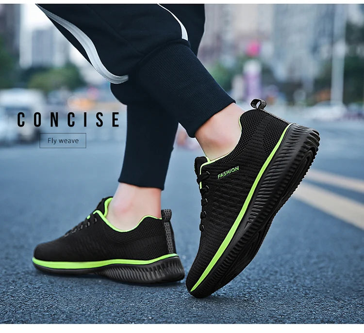 Men Knit Running Sneakers