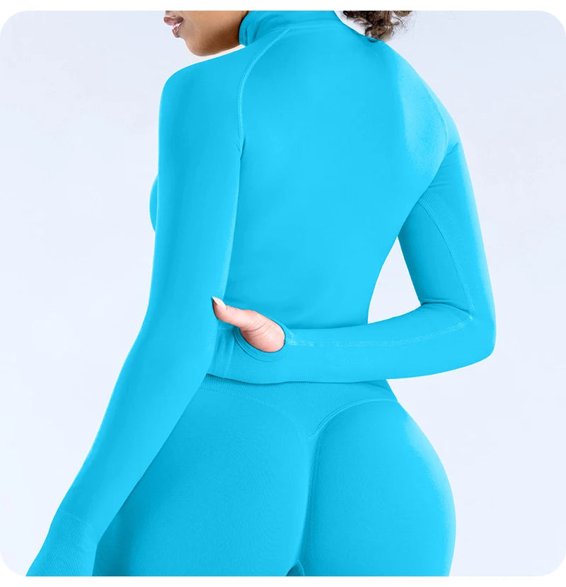 Women Slim Fit Running Jacket