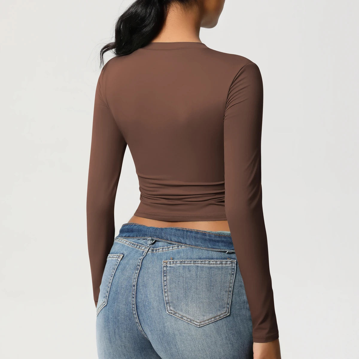 Women Long Sleeve Yoga Top