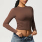 Women Long Sleeve Yoga Top