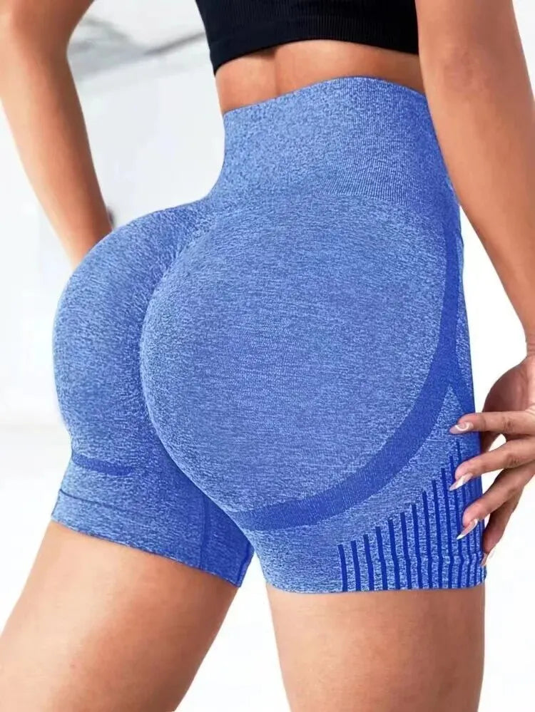 Women High Waist Yoga Shorts