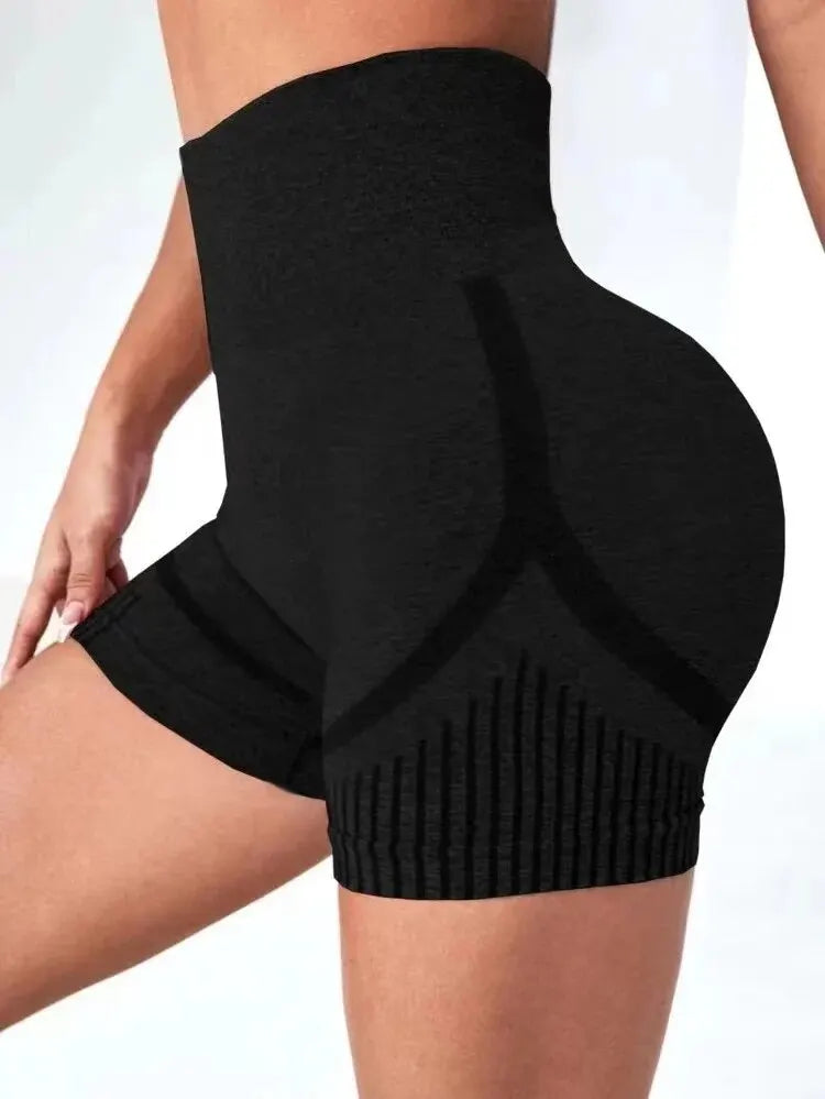 Women High Waist Yoga Shorts