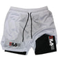 Men 2 In 1 Sport Shorts