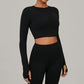 Women Long Sleeve Yoga Shirt