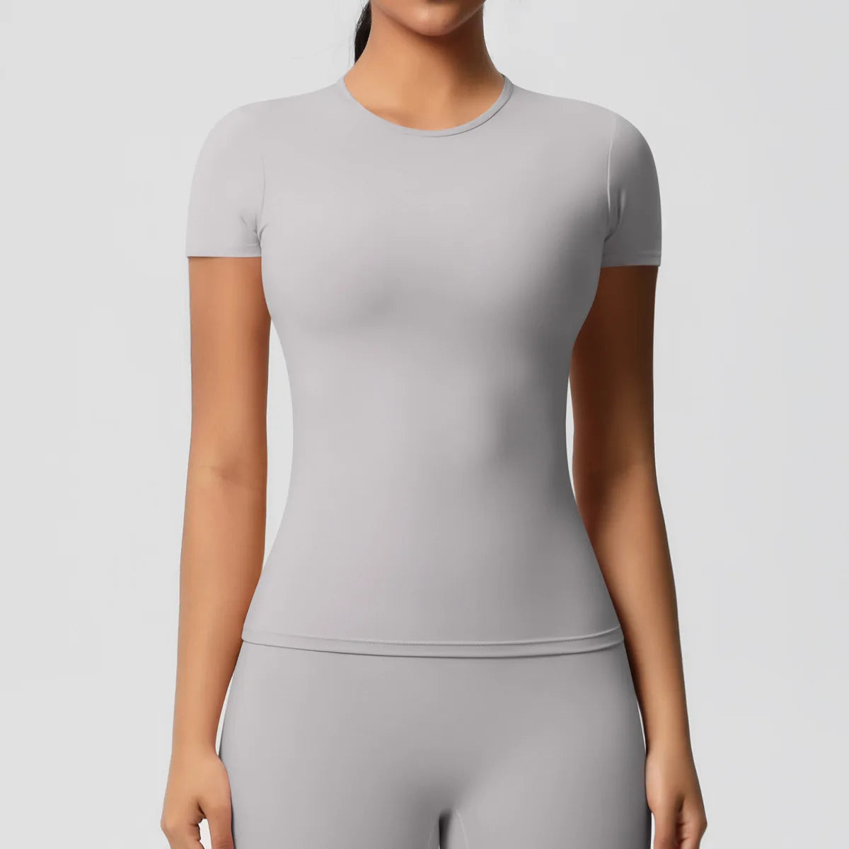 Women Short Sleeve Yoga Tee