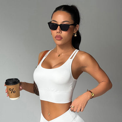 Women Cross Back Sports Bra