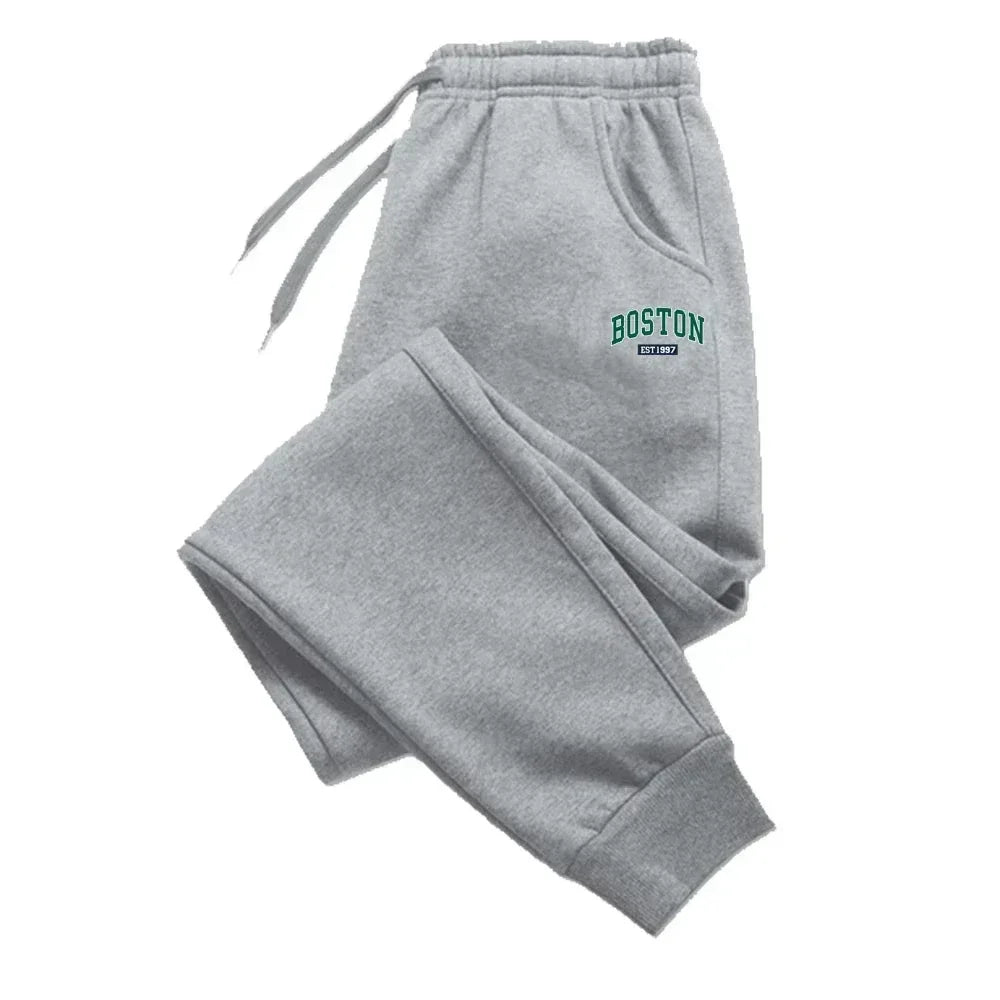 Men Letter Print Joggers