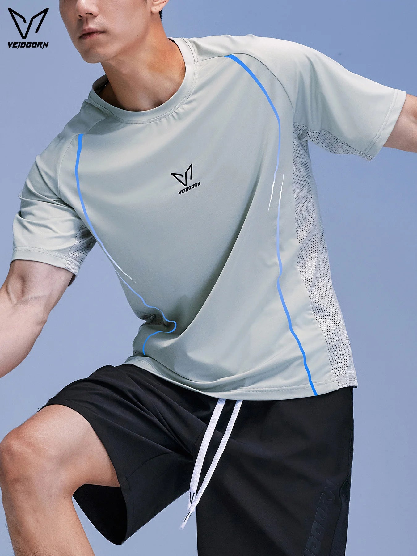 Men Breathable Active T Shirt