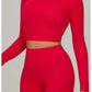 Women Long Sleeve Yoga Shirt