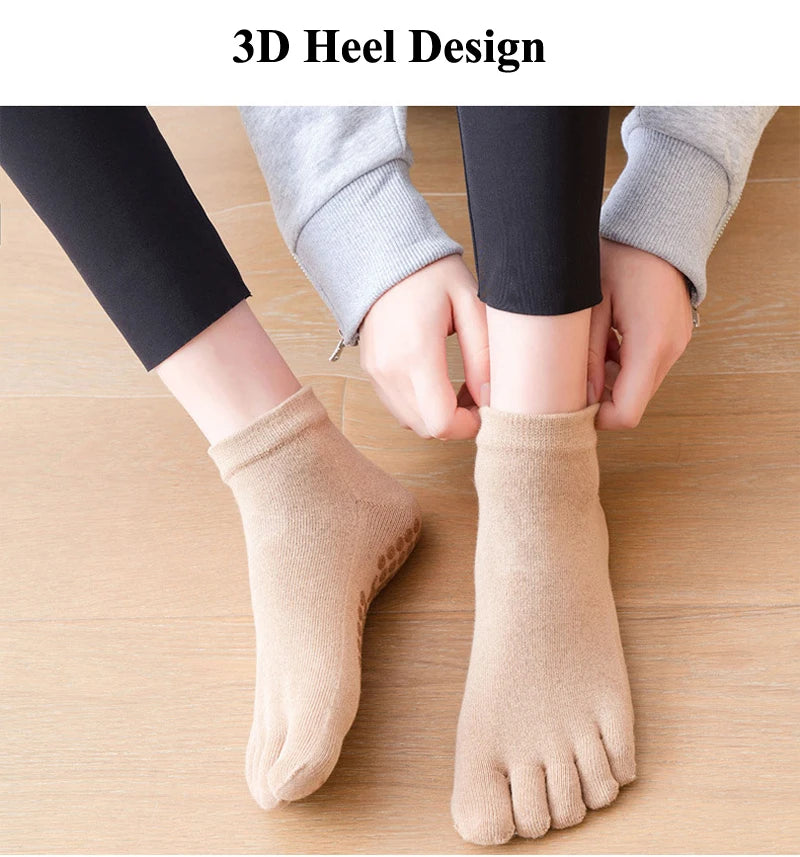 Five Toe Yoga Socks
