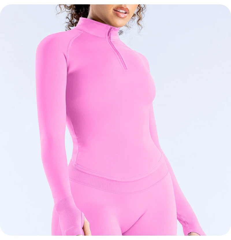 Women Slim Fit Running Jacket