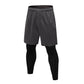 Men 2 In 1 Sport Pants