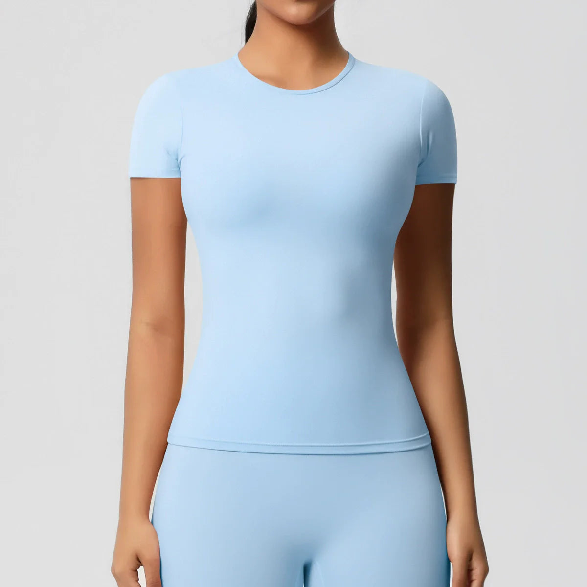 Women Short Sleeve Yoga Tee