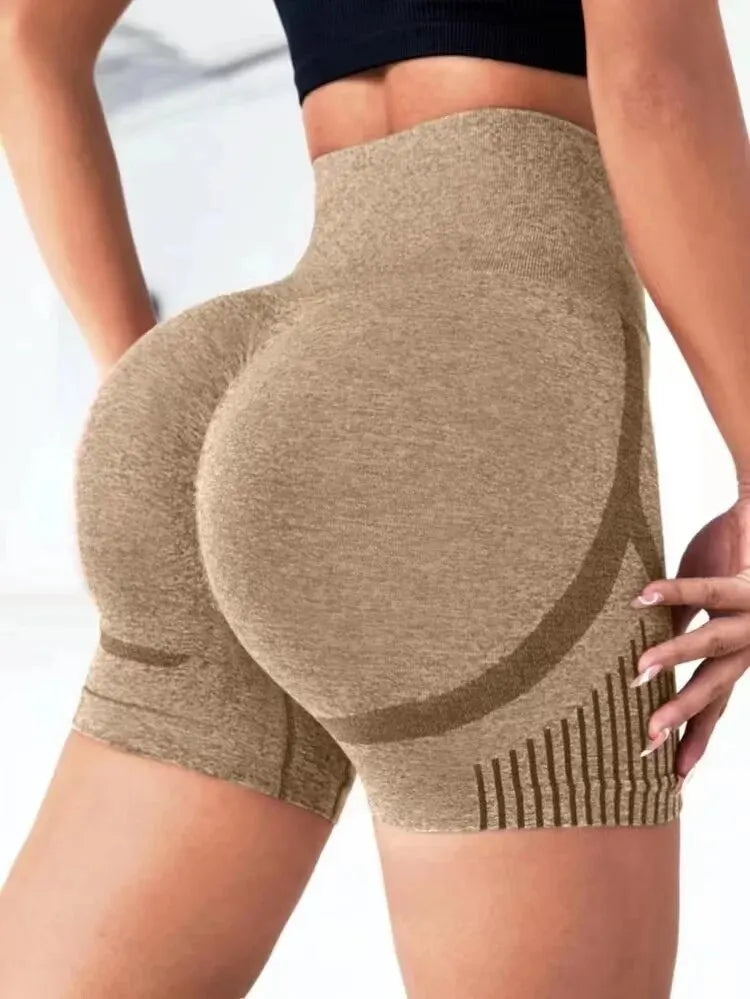 Women High Waist Yoga Shorts
