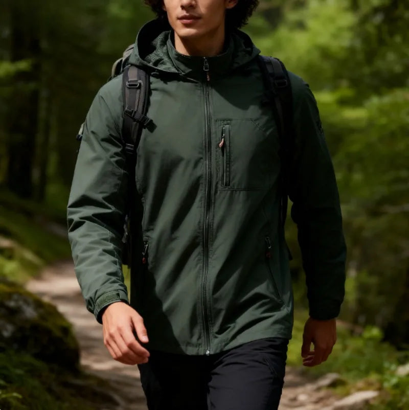 Men Waterproof Windbreaker Jacket