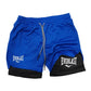 Men 2 In 1 Running Shorts