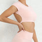 Women Backless Sports Top