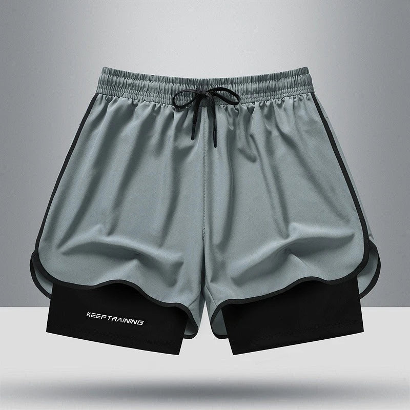 Women 2 In 1 Yoga Shorts