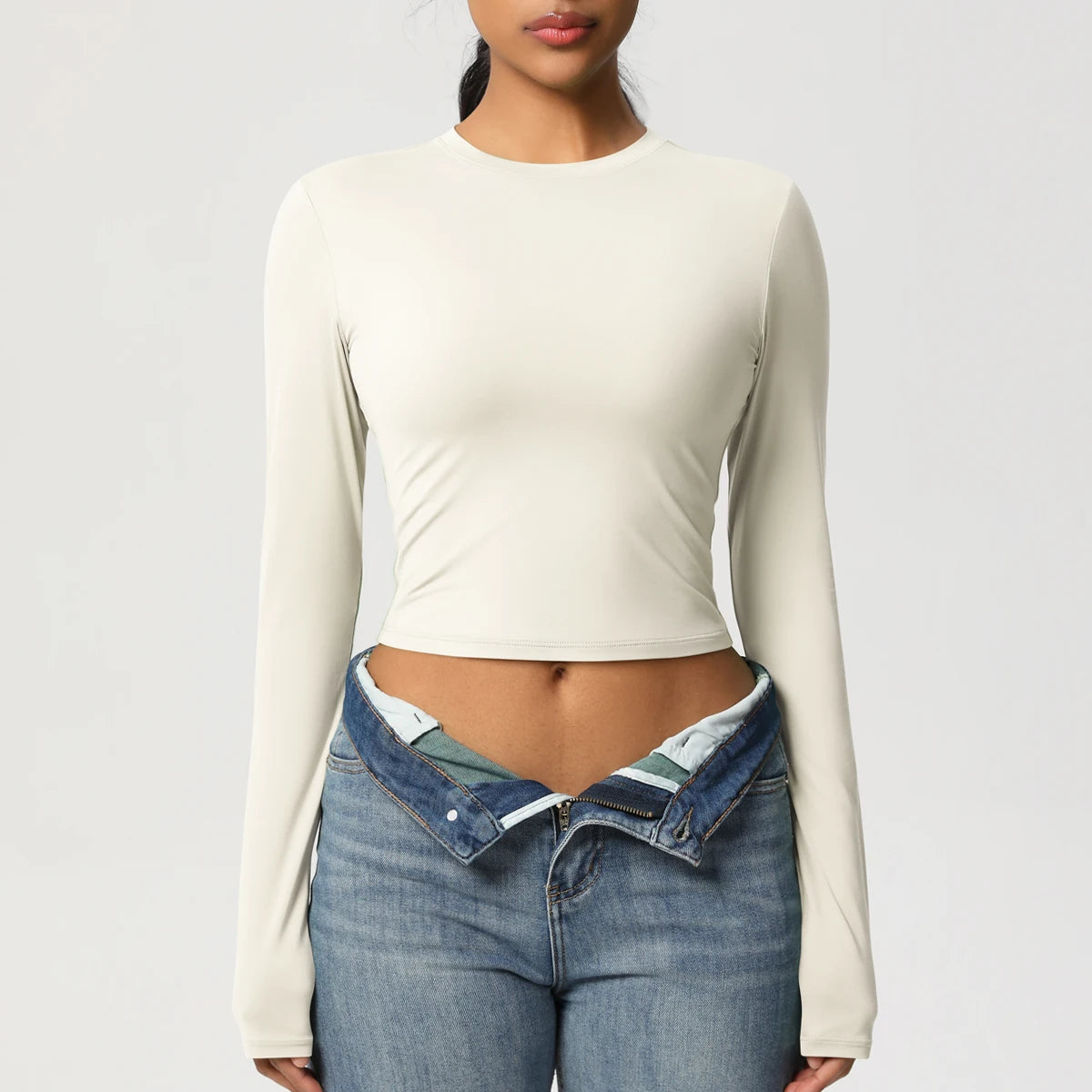 Women Long Sleeve Yoga Top