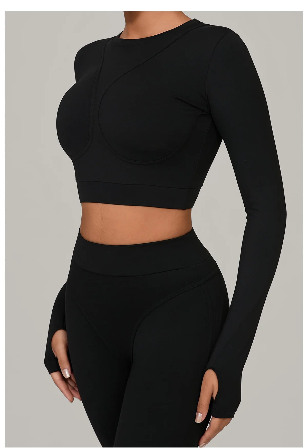 Women Long Sleeve Yoga Shirt