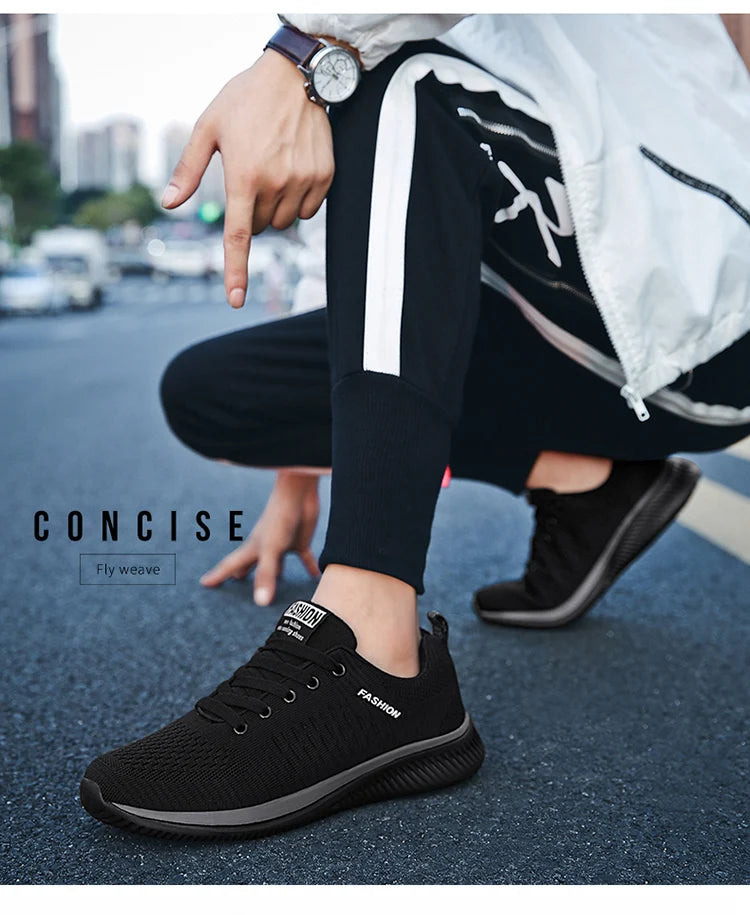 Men Knit Running Sneakers