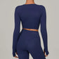 Women Long Sleeve Yoga Shirt