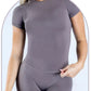 Women Seamless Gym T Shirt