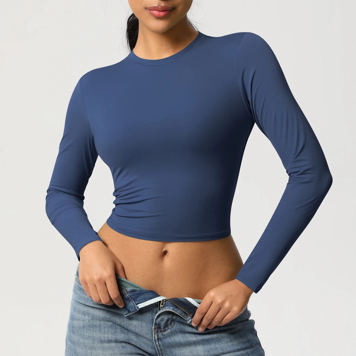 Women Long Sleeve Yoga Top