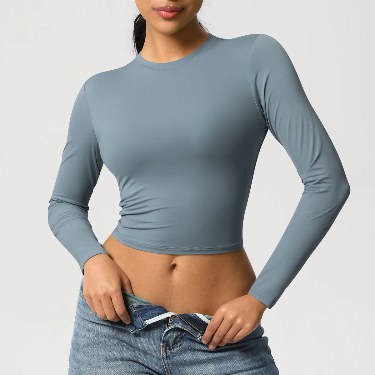 Women Long Sleeve Yoga Top