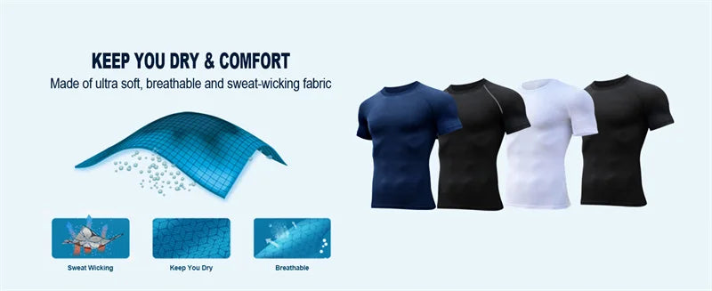 Men Compression Sport Tee