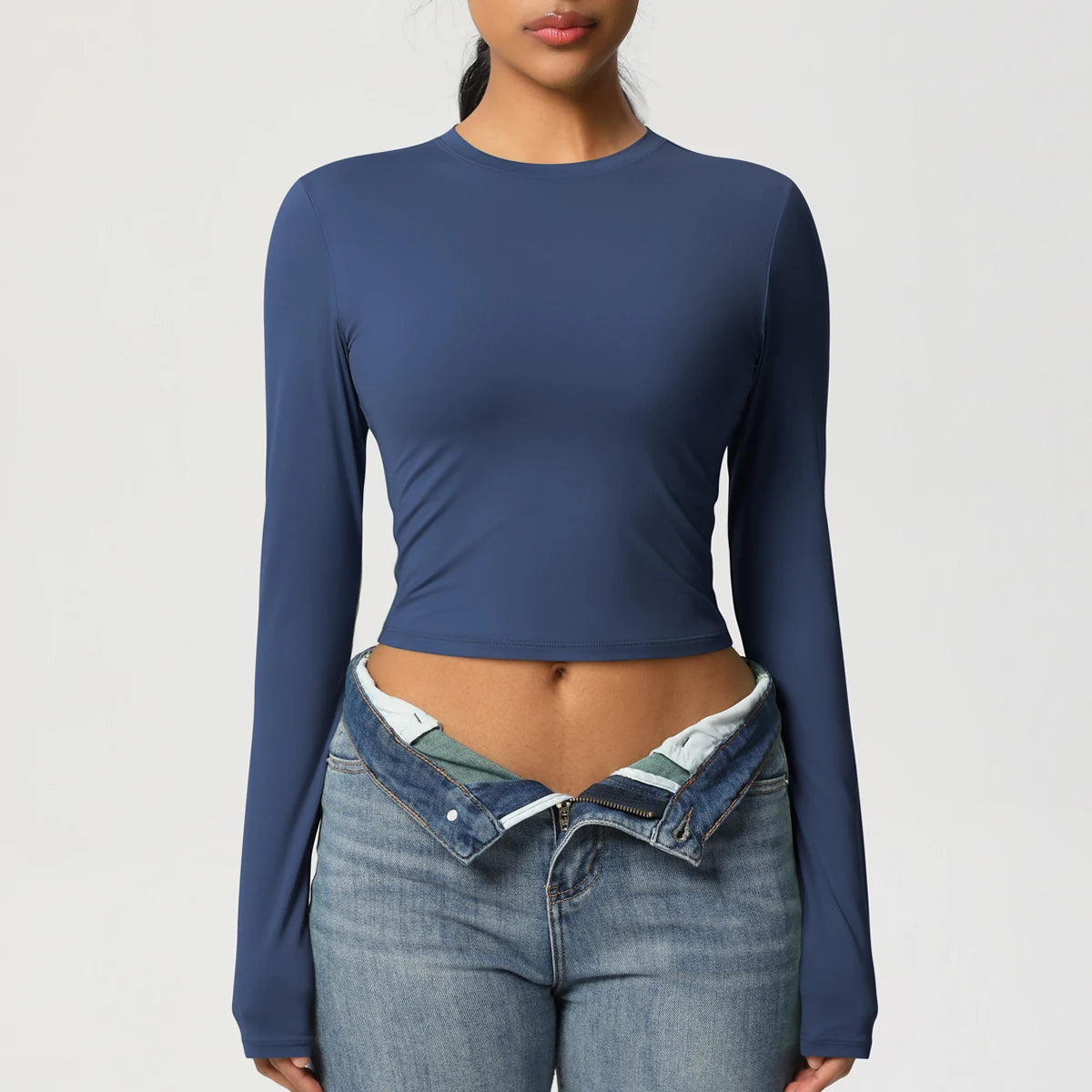 Women Long Sleeve Yoga Top