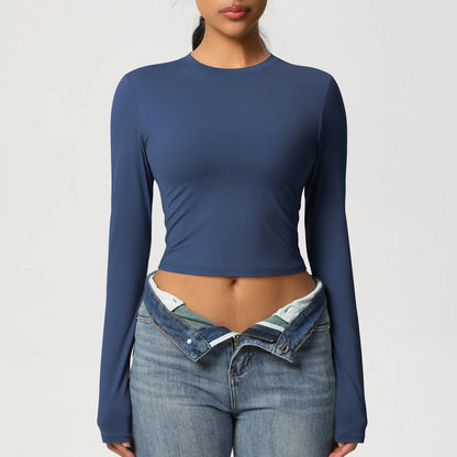 Women Long Sleeve Yoga Top
