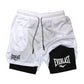 Men 2 In 1 Running Shorts