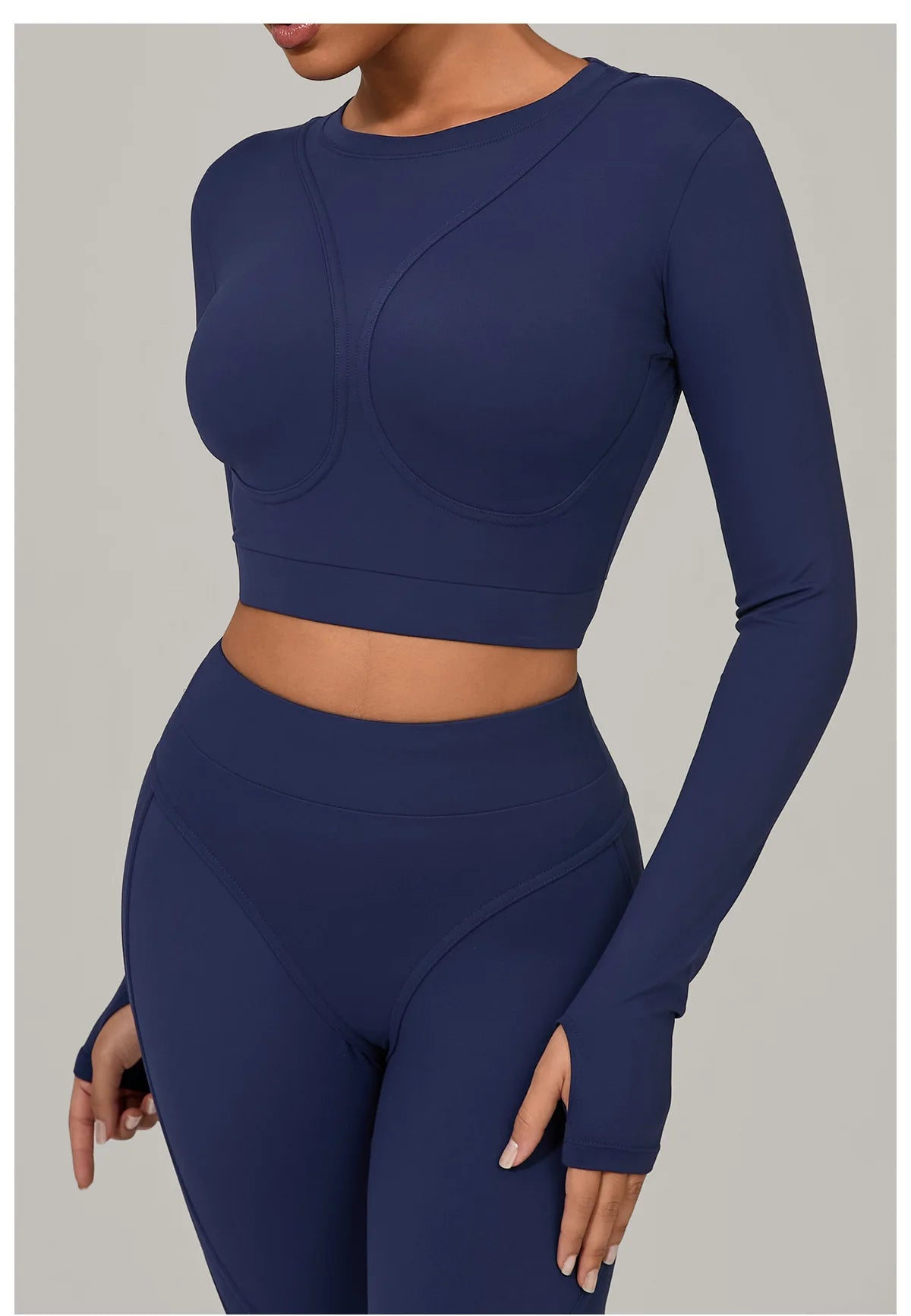 Women Long Sleeve Yoga Shirt